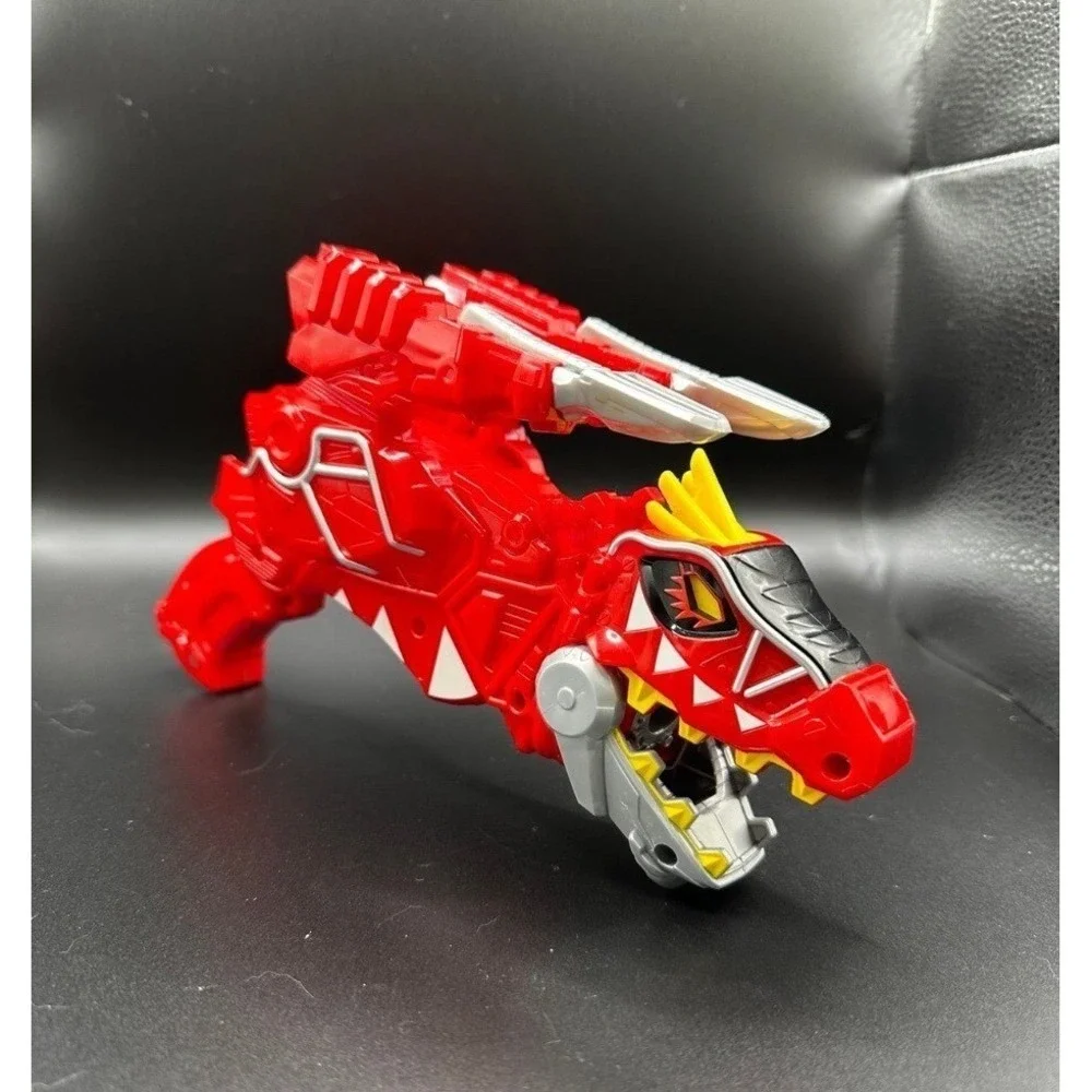 Power Rangers Tyrannosaurs Rex Super Charge Morpher Red Blaster Bandai WORKS-2